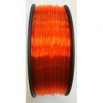 PETG - Tisková struna oranžová - průhledná 2,90mm  (1kg/cívka)
